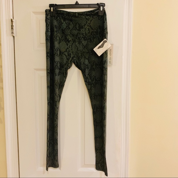 Ready to Go Pants - NWT  Yummy High Wasted True Skin Green Leggings